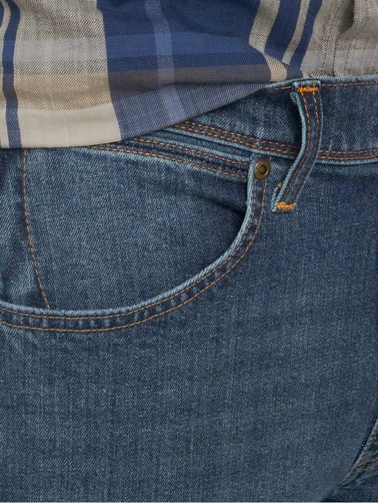 Men’s Wrangler Free-To-Stretch Regular Fit W/98% Cotton 2 % Elastic 40x30 BNWT - Picture 4 of 7